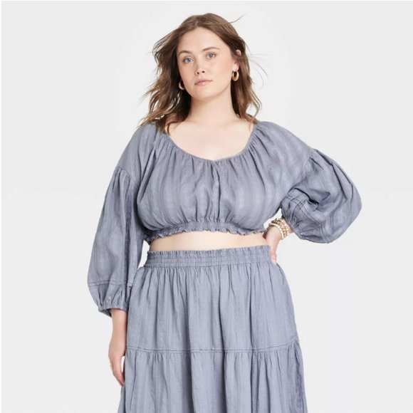Universal Thread | Tops | Universal Thread Boho Balloon Puff Sleeve ...